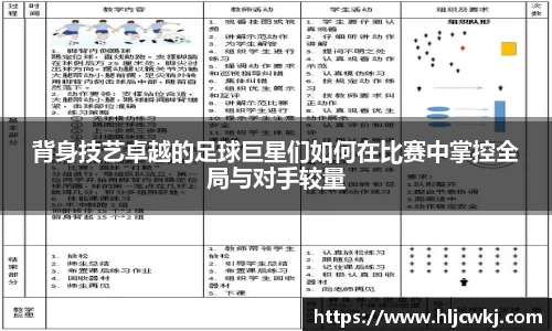 背身技艺卓越的足球巨星们如何在比赛中掌控全局与对手较量